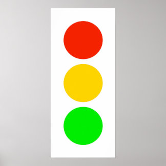 Stoplight Colours Poster