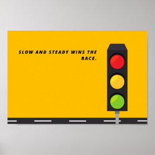 Stoplight Creative Quote Poster
