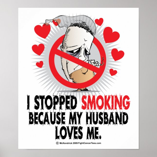 Stopped Smoking Husband Poster (Front)