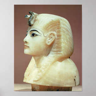 Stopper from one of the canopic urns poster