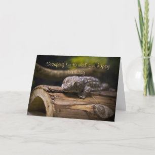 Stopping by, Birthday Borders Card