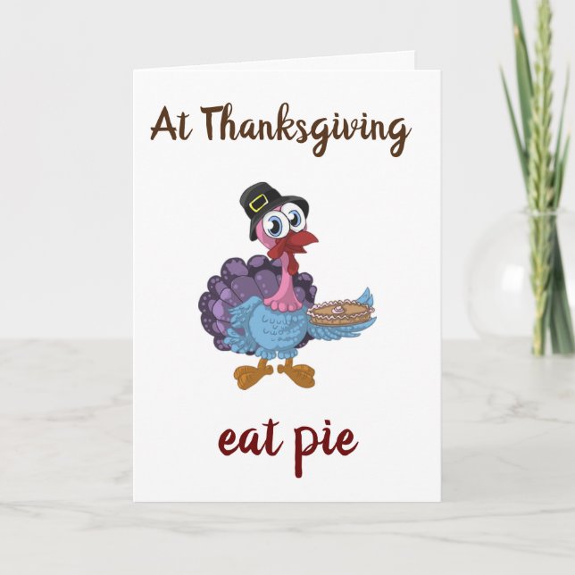 STOPPING BY WITH **THANKSGIVING PLEA** CARD (Front)