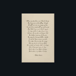 Stopping by Woods on a Snowy Evening, Robert Frost Canvas Print<br><div class="desc">A canvas art print of the poem Stopping by Woods on a Snowy Evening by Robert Frost.</div>