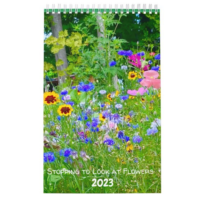 Stopping to Look at Flowers in 2023 Calendar (Cover)
