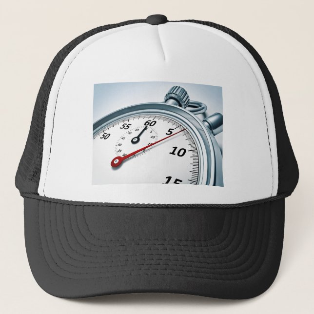 stopwatch trucker hat (Front)