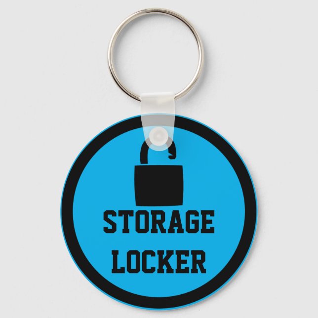 Storage Locker Blue Keychain (Front)