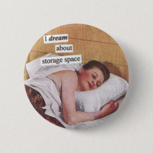 Storage Space 2 Inch Round Button