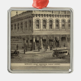 Store, brewery, San Jose Metal Ornament