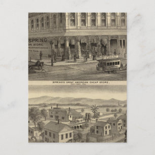 Store, brewery, San Jose Postcard