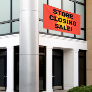 Store Closing Sale Banner