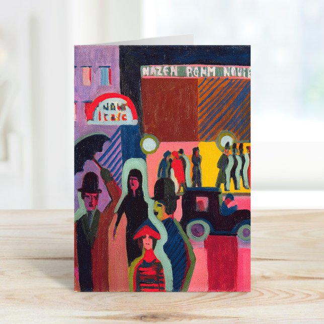 Store in the Rain | Ernst Ludwig Kirchner Card (Creator Uploaded)