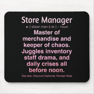 Store Manager Mouse Pad