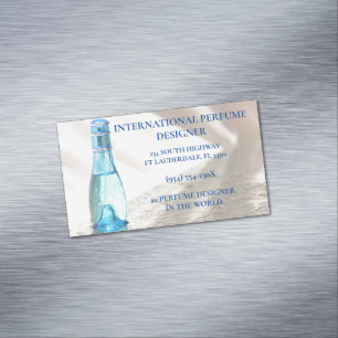 Store/Manufacturer/Design perfume bottle  Magnetic Business Card
