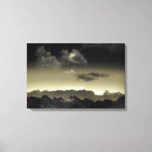 Stored in the Cloud Canvas Print