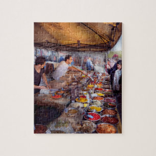 Storefront - The open air Tea & Spice market Jigsaw Puzzle