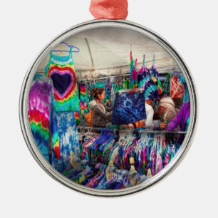Storefront - Tie Dye is back Metal Ornament
