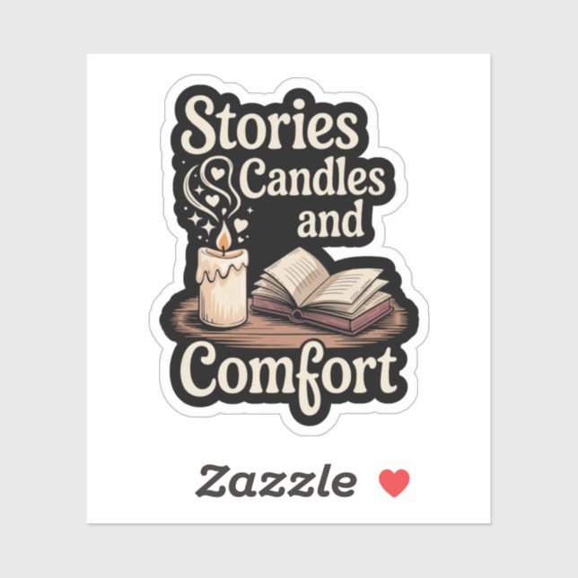 Stories, Candles & Comfort — cozy reading (Sheet)
