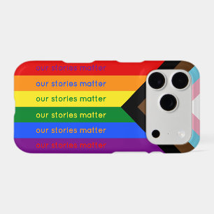 Stories Matter Gay Pride Intersection Rainbow Flag
