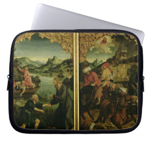 Stories of S.S. Peter and Paul altarpiece: detail Laptop Sleeve