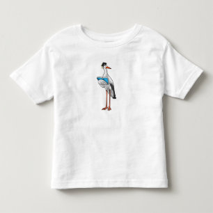 Stork as Teacher with Book Toddler T-shirt