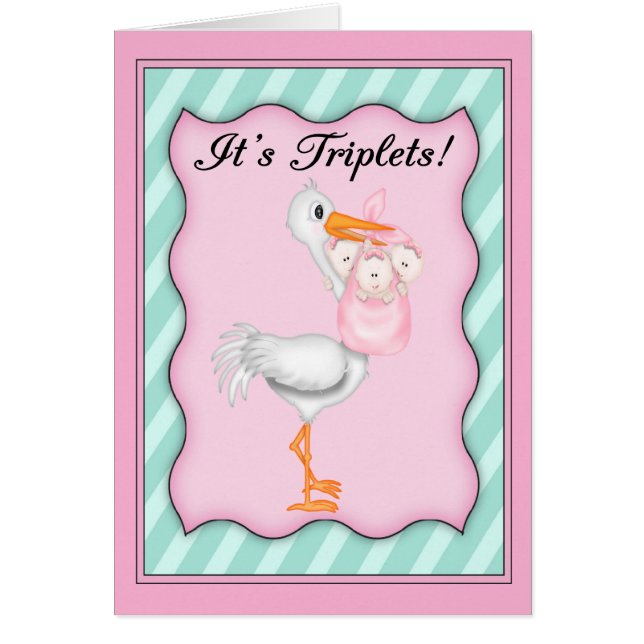 Stork avec des triplets filles (Devant)