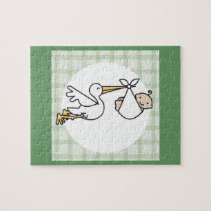 Stork Baby Delivery Jigsaw Puzzle
