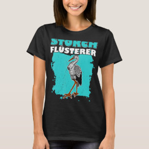 Stork Birds Biologist Ornithologist Birdwatching B T-Shirt
