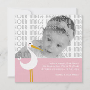 Stork Birth Announcement