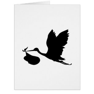 Stork et Bundle of Joy Silhouette