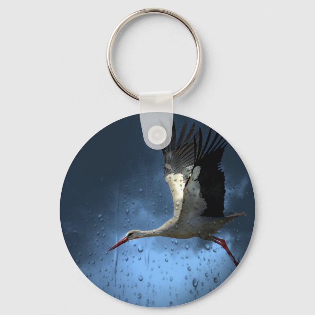 Stork Keychain (Front)