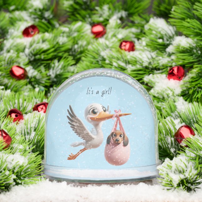 Stork New Arrival Snowglobe (Christmas)