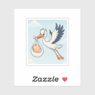Stork Newborn Baby