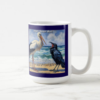 Stork Raven Mad – Beach Bird Banter Coffee Mug