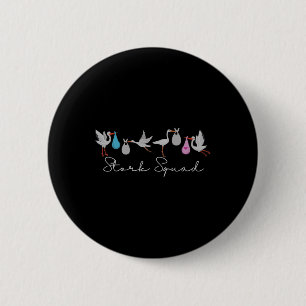 Stork Squad Nurse Labour And Delivery Edition 2 Inch Round Button