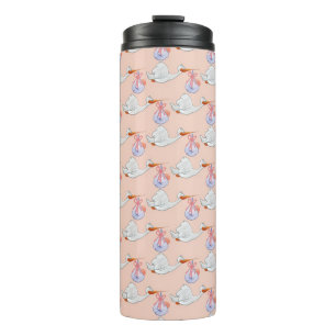 Storks with Baby Thermal Tumbler