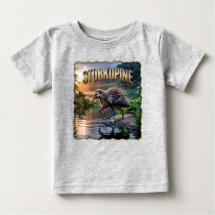 Storkupine Photographic – Stork Porcupine Funny Baby T-Shirt
