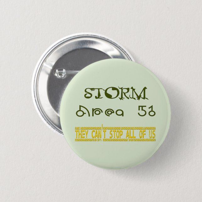 Storm Area 51 2 Inch Round Button (Front & Back)