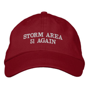 STORM AREA 51 AGAIN EMBROIDERED HAT