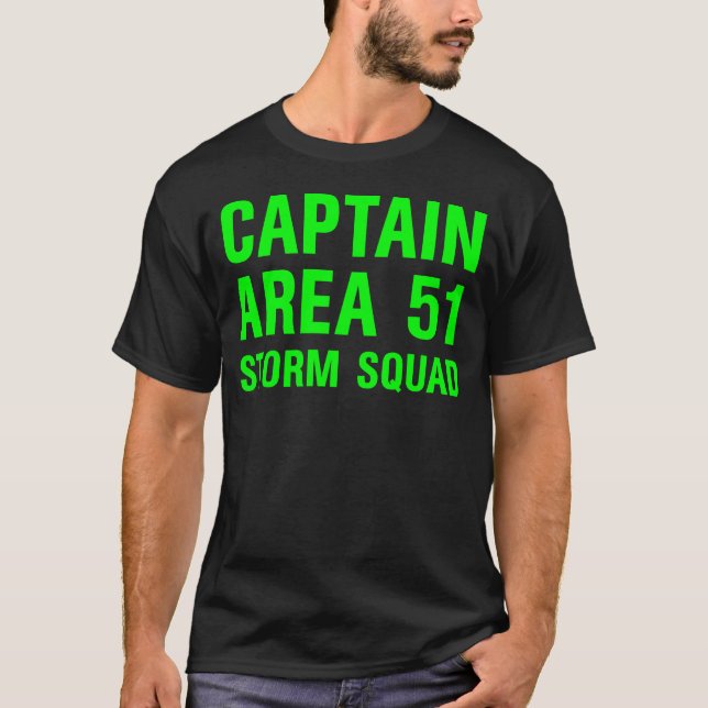 Storm Area 51 Captain T-Shirt (Front)