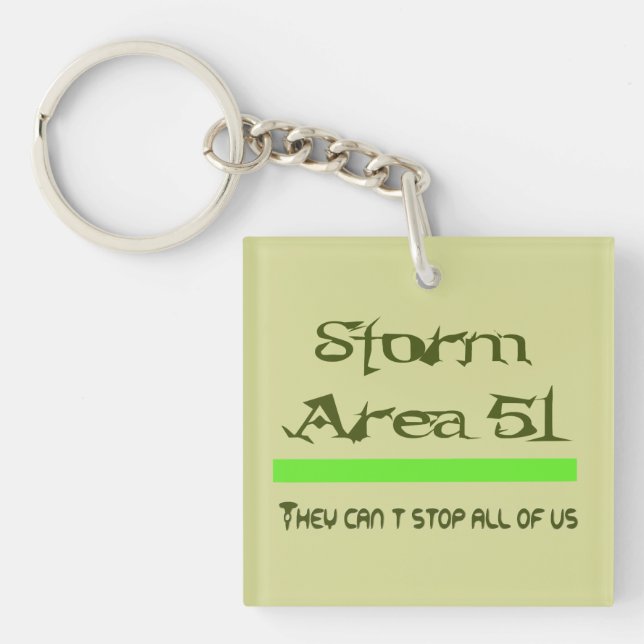 Storm Area 51 Keychain (Front)