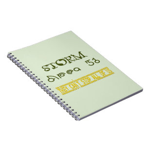Storm Area 51 Notebook