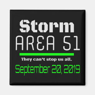 Storm Area 51 Sept 20 2019 Magnet