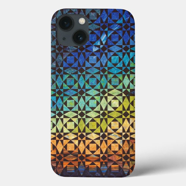 Storm at Sea Quilt Case-Mate Phone Case (Back)