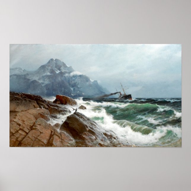 Storm-Beaten Shore Poster (Front)