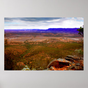 Storm brewing in the Flinders Ranges Poster