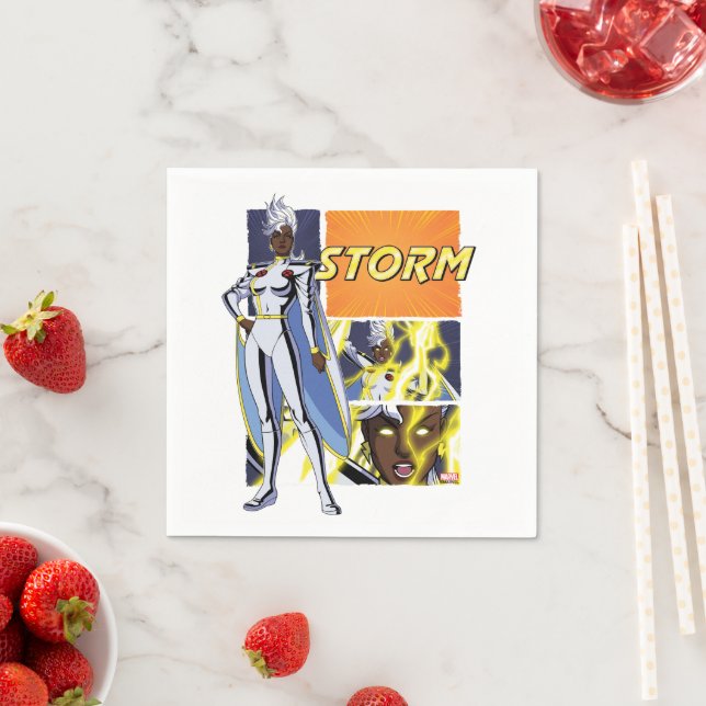Storm Character Panel Graphic Napkin (Insitu)