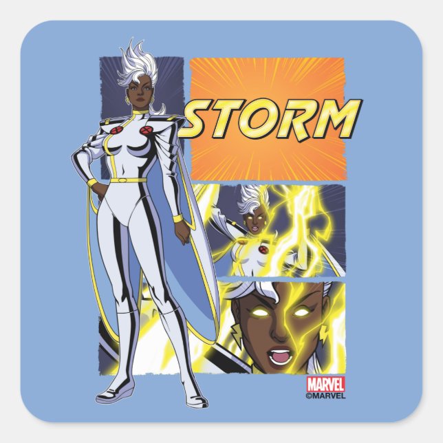 Storm Character Panel Graphic Square Sticker (Front)