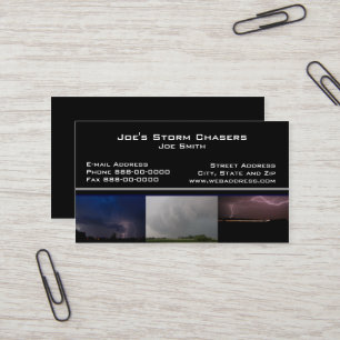 Storm Chaser Business Card