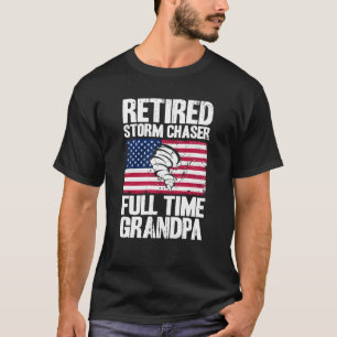 Storm Chaser Hurricane Meteorology Retired Storm C T-Shirt
