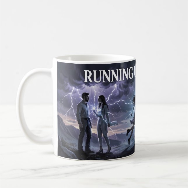 Storm Chasing Love and Fate Poster Coffee Mug (Left)